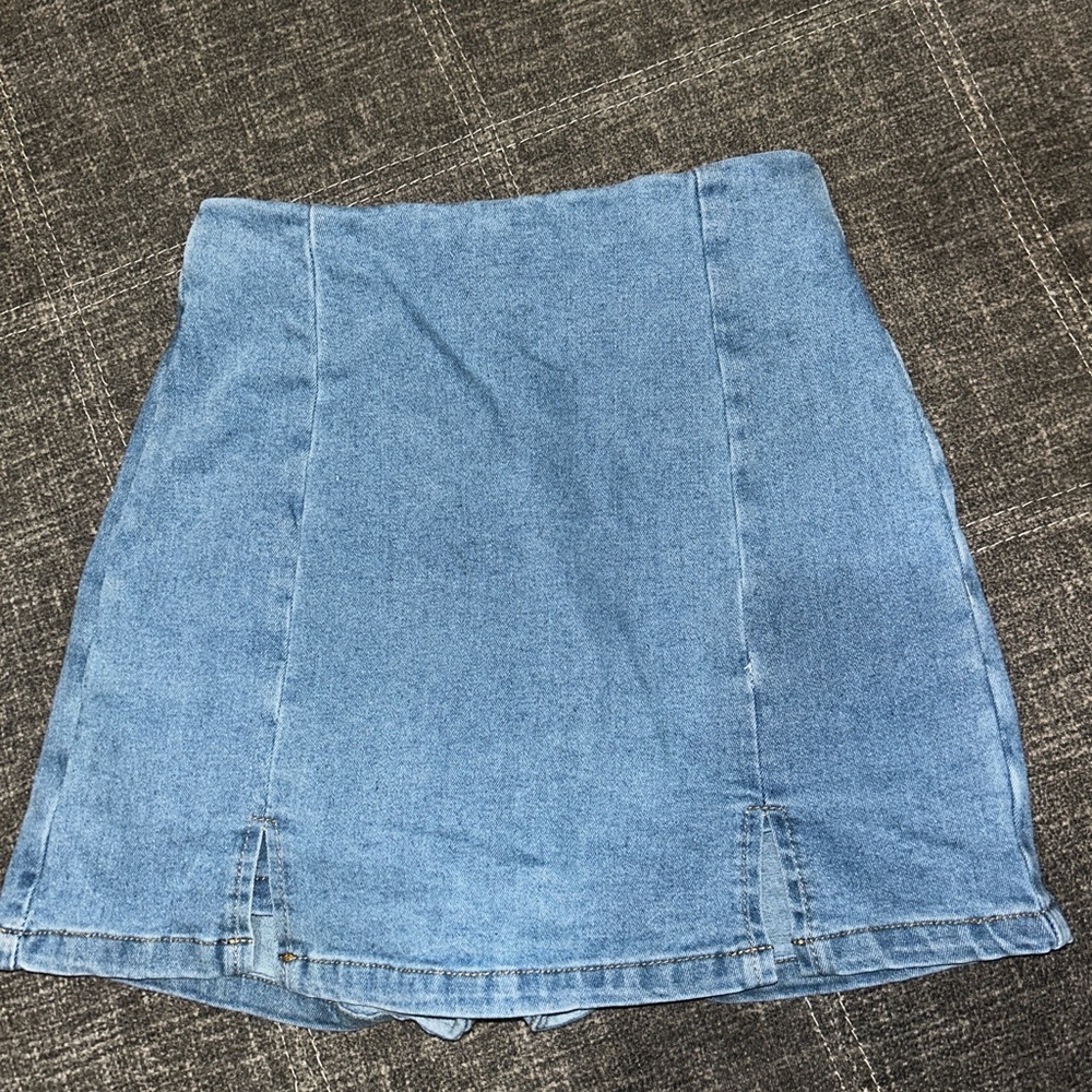 PacSun Blue A-line Mini Skirt Casual